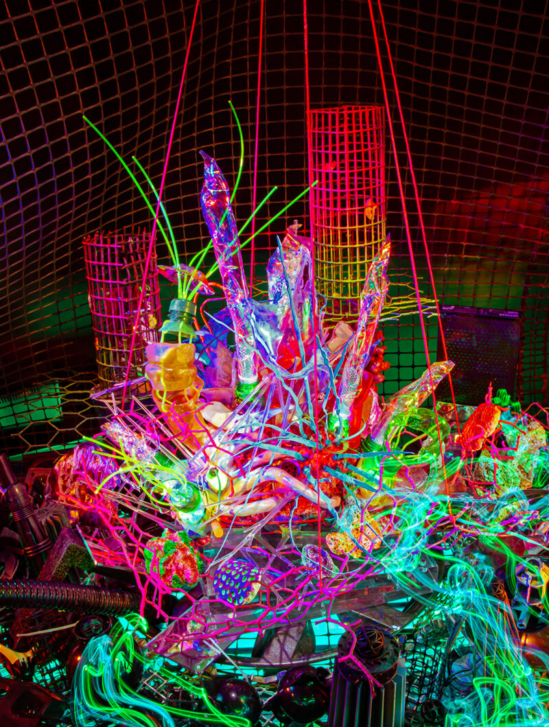 &ldquo;Plastiglomerates + Future Fossils_ #2a&rdquo; 2023 Photograph.Glossy pigment print mounted on aluminum. edition of 7 + 2 AP 42.0&Prime; H (x) 27.99&Prime; W by [dNASAb]