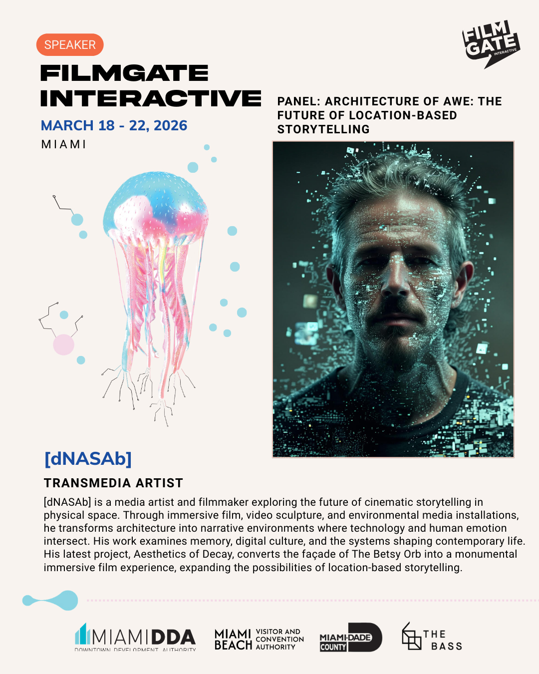  Panel: “ARCHITECTURE OF AWE: The Future of Location-Based Storytelling" 