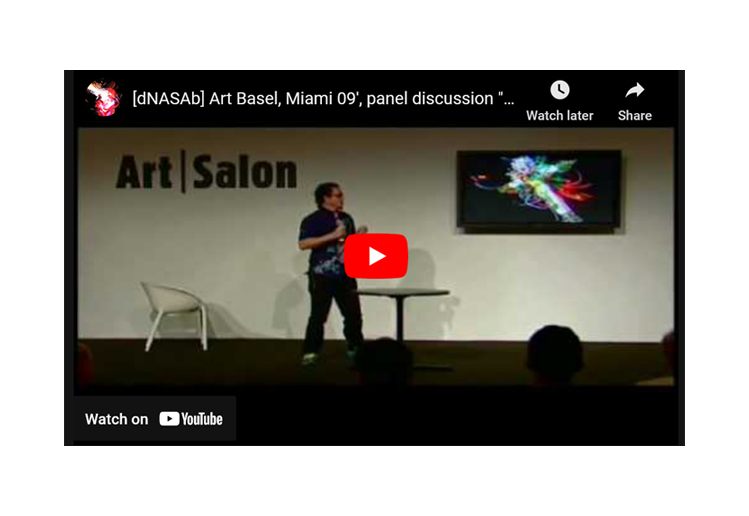 [dNASAb] Art Basel, Miami 09', panel discussion "Contemporary Art and Social Media"