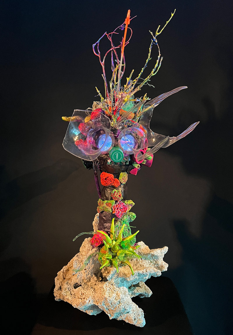 &ldquo;Coral Head_Screens for Eyes, Plastic Shit for Brains_Obscene Plasticene Daydream #3&rdquo; 2021 [dNASAb]