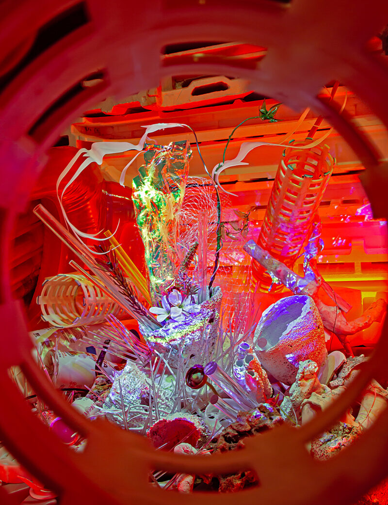 &ldquo;Plastiglomerates + Future Fossils_ #3a&rdquo; 2023 Photograph.Glossy pigment print mounted on aluminum. edition of 7 + 2 AP 42.0&Prime; H (x) 30.15&Prime; W by [dNASAb]