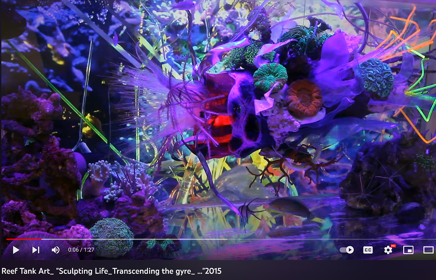 Reef Tank Art_ "Sculpting Life_Transcending the gyre_ ..."2015