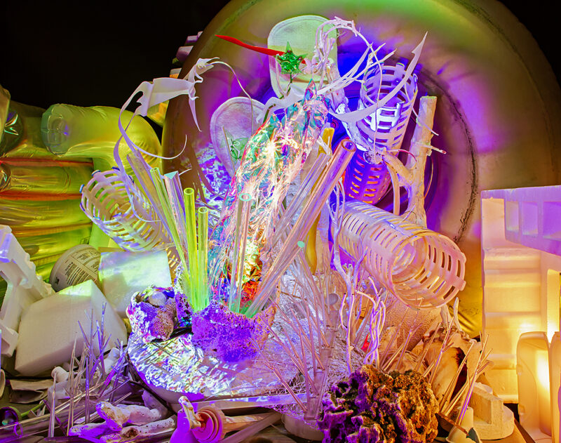 &ldquo;Plastiglomerates + Future Fossils_ #4&rdquo; 2023 Photograph.Glossy pigment print mounted on aluminum. edition of 7 + 2 AP 40.0&Prime; H (x) 31.57&Prime; W by [dNASAb]