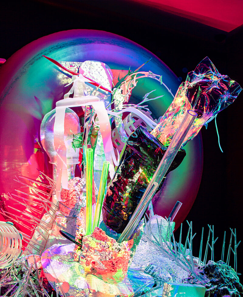 &ldquo;Plastiglomerates + Future Fossils_ #6&rdquo; 2023 Photograph.Glossy pigment print mounted on aluminum. edition of 7 + 2 AP 42.0&Prime; H (x) 34.35&Prime; W by [dNASAb]