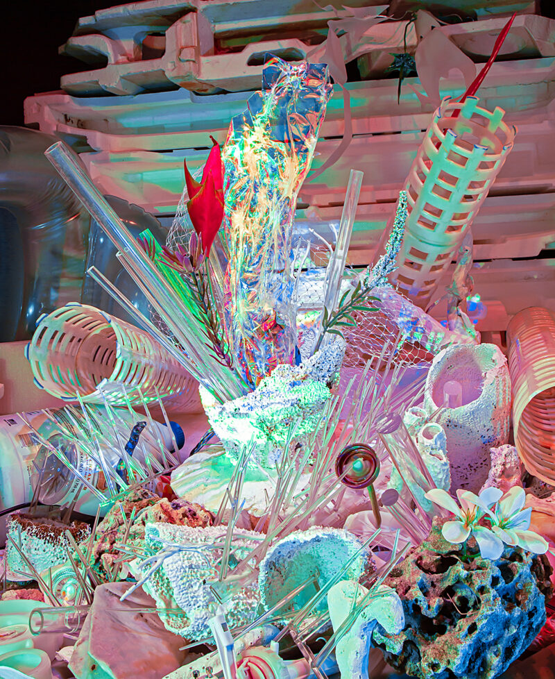 &ldquo;Plastiglomerates + Future Fossils_ #5&rdquo; 2023 Photograph.Glossy pigment print mounted on aluminum. edition of 7 + 2 AP 42.0&Prime; H (x) 34.35&Prime; W by [dNASAb]