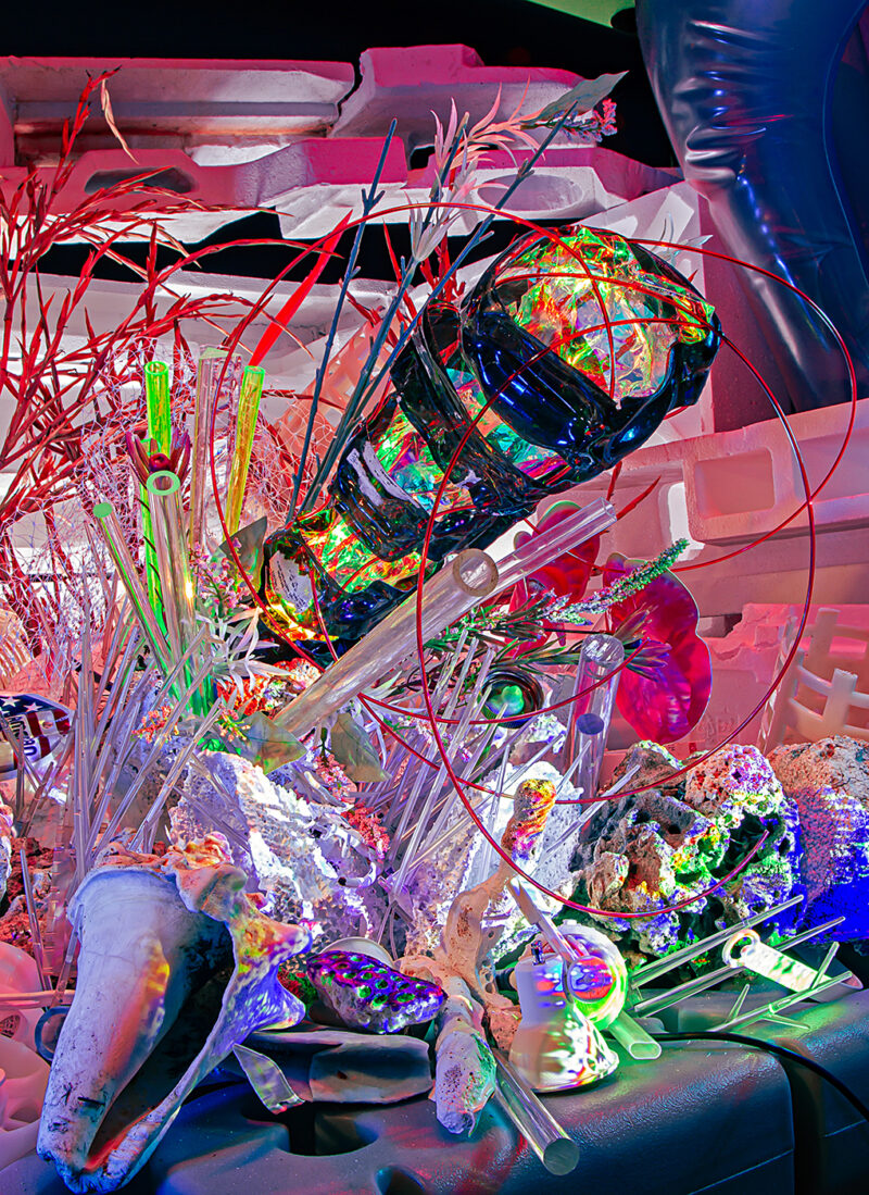 &ldquo;Plastiglomerates + Future Fossils_ #7&rdquo; 2023 Photograph.Glossy pigment print mounted on aluminum. edition of 7 + 2 AP 42.0&Prime; H (x) 30.57&Prime; W by [dNASAb]